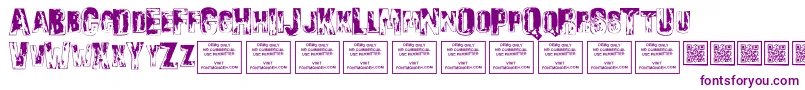 SonsofnoahRegular Font – Purple Fonts on White Background