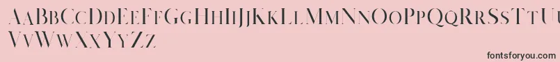 Salvalyn Demo Font – Black Fonts on Pink Background