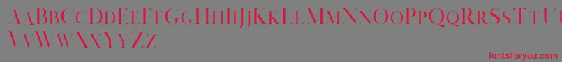 Salvalyn Demo Font – Red Fonts on Gray Background