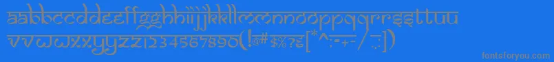 More about SAMAN Font SAMAN Font – Gray Fonts on Blue Background