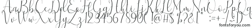フォントSamantha – 筆で書かれたフォント