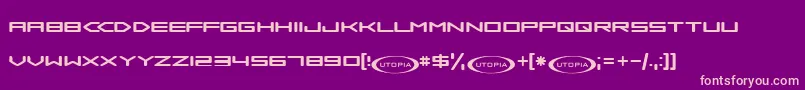SAMBD    Font – Pink Fonts on Purple Background