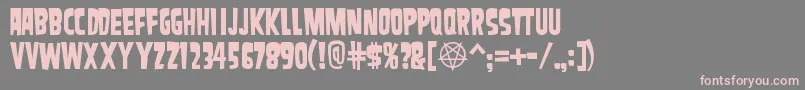 Samdan Font – Pink Fonts on Gray Background