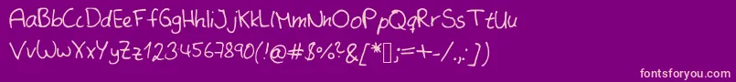 Same Mistake   Kopie Font – Pink Fonts on Purple Background