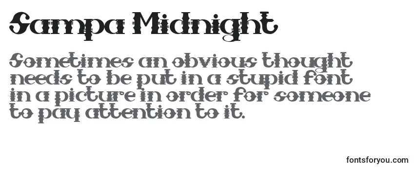 Sampa Midnight Font