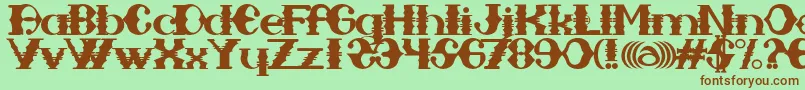 More about SAMPAMID Font SAMPAMID Font – Brown Fonts on Green Background