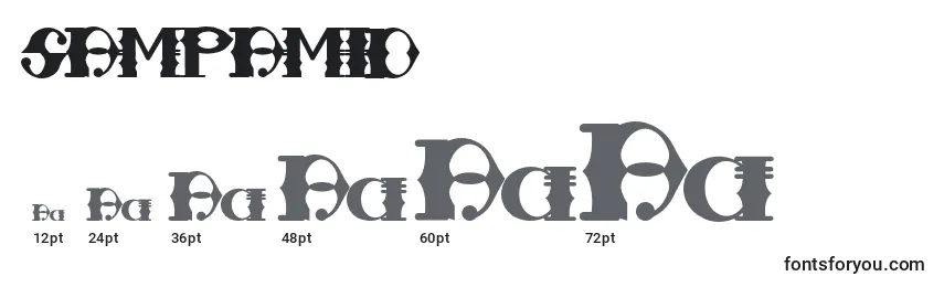 SAMPAMID Font Sizes