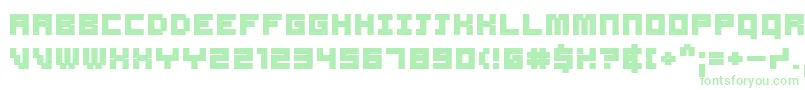 SAMSB    Font – Green Fonts on White Background