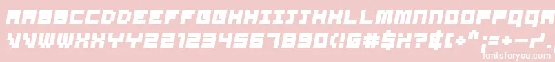 SAMSBO   Font – White Fonts on Pink Background