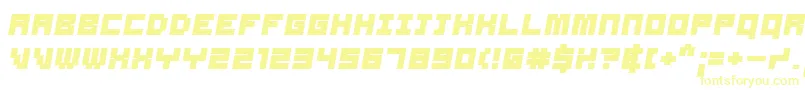 SAMSBO   Font – Yellow Fonts on White Background