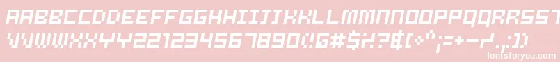 SAMSO    Font – White Fonts on Pink Background