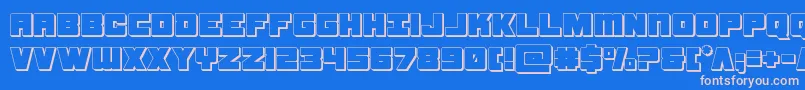 More about samuraiterrapin3d Font samuraiterrapin3d Font – Pink Fonts on Blue Background