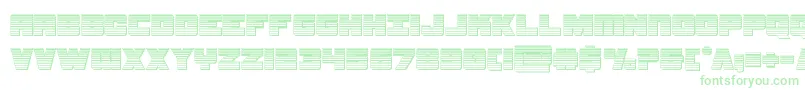 samuraiterrapinchrome-Schriftart – Grüne Schriften auf weißem Hintergrund