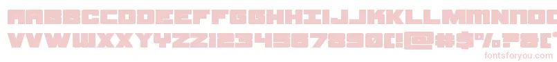 samuraiterrapinexpand Font – Pink Fonts on White Background