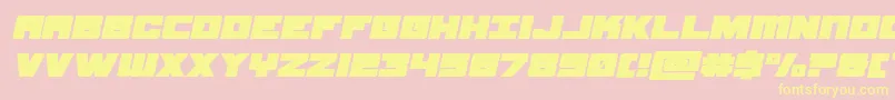 samuraiterrapinexpandital Font – Yellow Fonts on Pink Background
