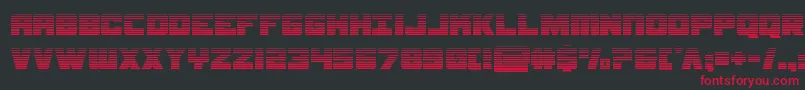 samuraiterrapingrad Font – Red Fonts on Black Background