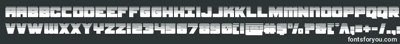 Шрифт samuraiterrapinhalf – белые шрифты