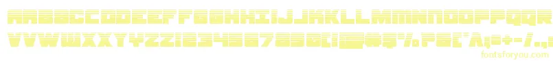 samuraiterrapinhalf Font – Yellow Fonts on White Background