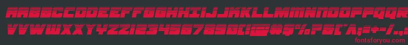 samuraiterrapinhalfital Font – Red Fonts on Black Background
