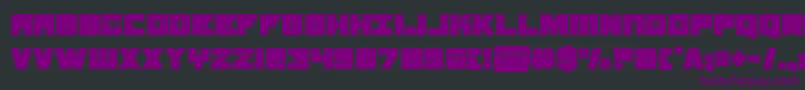 samuraiterrapinlaser Font – Purple Fonts on Black Background