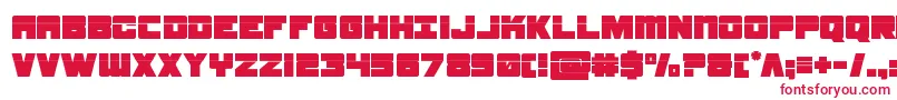 Шрифт samuraiterrapinlaser – красные шрифты