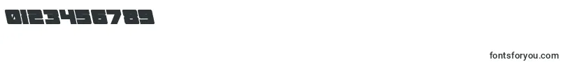 samuraiterrapinleft Font – Fonts for Numbers and Digits