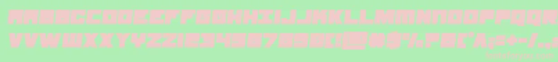 samuraiterrapinsemital Font – Pink Fonts on Green Background