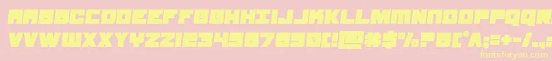 samuraiterrapinsemital Font – Yellow Fonts on Pink Background