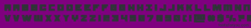 samuraiterrapintitle Font – Black Fonts on Purple Background