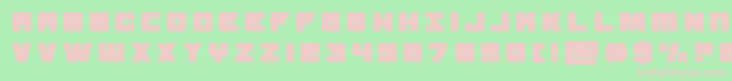 samuraiterrapintitle Font – Pink Fonts on Green Background