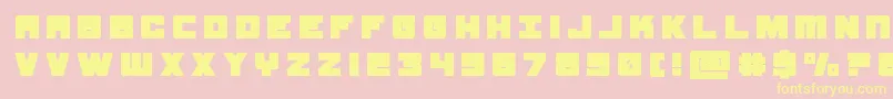 samuraiterrapintitle Font – Yellow Fonts on Pink Background