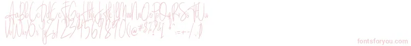 Weitere Informationen zur Sandle-Schriftart Sandle-Schriftart – Rosa Schriften