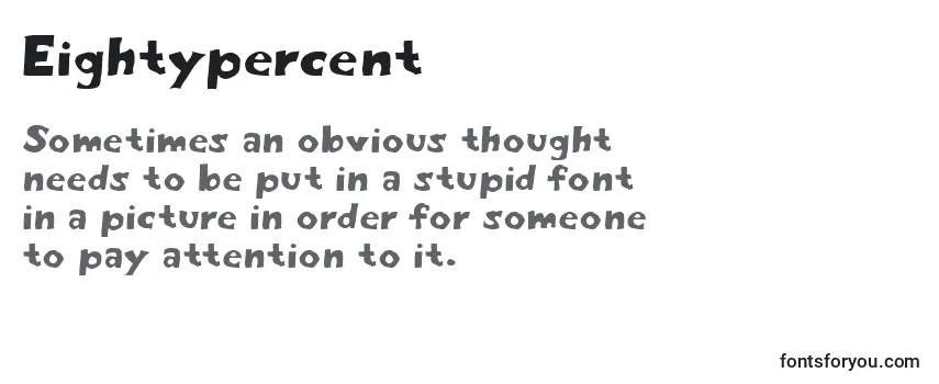 Eightypercent Font