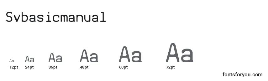Svbasicmanual Font Sizes