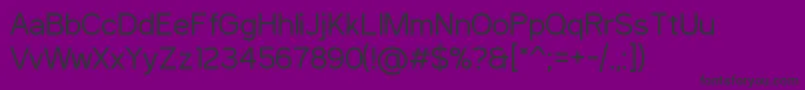 SaniTrixieSans Font – Black Fonts on Purple Background