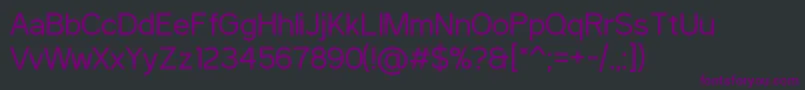 SaniTrixieSans Font – Purple Fonts on Black Background
