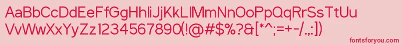 Подробнее о шрифте SaniTrixieSans Шрифт SaniTrixieSans – красные шрифты на розовом фоне