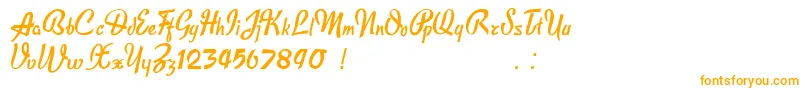 Publicite-fontti – oranssit fontit
