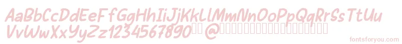 Sans Andreas BoldItalic Demo Font – Pink Fonts