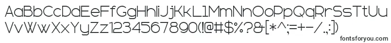 Czcionka sans serif plus 7 – rysowanie czcionek