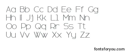 Przegląd czcionki Sans serif plus 7