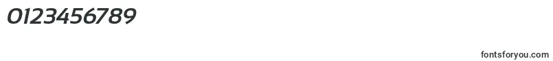 Sansation Bold Italic-Schriftart – Schriften für Zahlen und Nummern