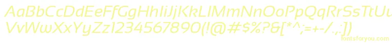 Fonte Sansation Italic – fontes amarelas