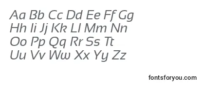 フォントSansation Italic