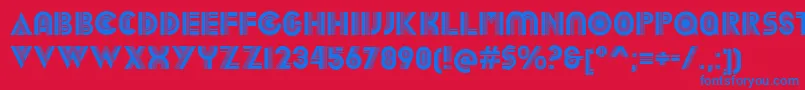 More about DekalRegular Font DekalRegular Font – Blue Fonts on Red Background