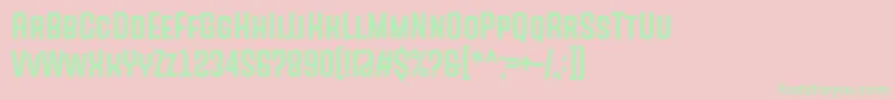 SANSON Font by Situjuh 7NTypes-Schriftart – Grüne Schriften auf rosa Hintergrund