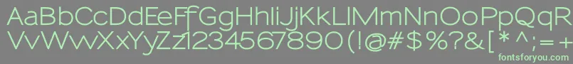 Sansumi Bold-Schriftart – Grüne Schriften auf grauem Hintergrund