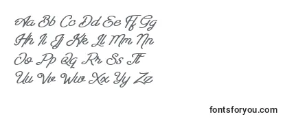 Santana Script Font