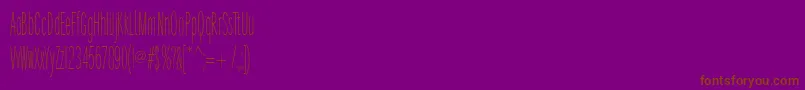 Más sobre la fuente SantanaXtraCondensed fuente SantanaXtraCondensed – Fuentes Marrones Sobre Fondo Morado