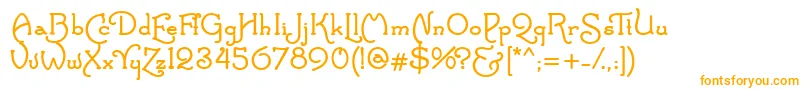 SantasSleighFull Bold Font – Orange Fonts